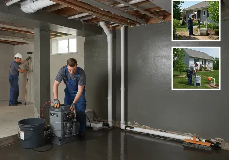 Basement Waterproofing and Flood Prevention process in San Miguel, CA